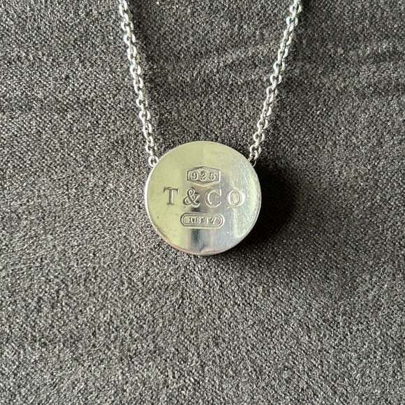 Tiffany & Co. 1837 Concave Disc Pendant Necklace - Picture 7 of 7